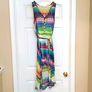 derek hearts Size L Sheer Hi Lo Dress
